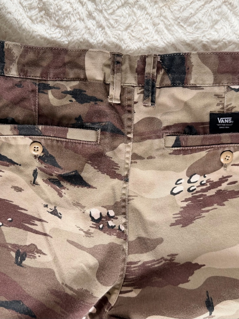 Vans x National Geographic Camo Men's Pants - Size 30 - Yr 2020 Limited Edition - Picture 8 of 8